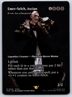 Emet-Selch Ascian - Final Fantasy 0036 Magic the Gathering MtG Card - Image 1