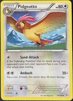 Pidgeotto 76/106 Flashfire Regular - Pokemon Card - Image 1
