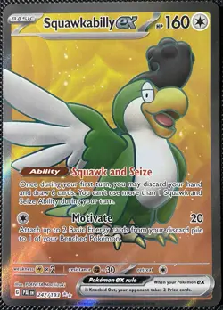 Squawkabilly ex 247/193 Sv02: Paldea Evolved Holo - Pokemon Card - Image 1