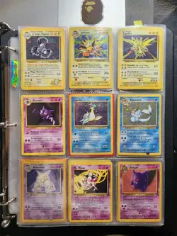 Lot of 45 Rare Vintage Pokemon Card Binder Collection - Image 1