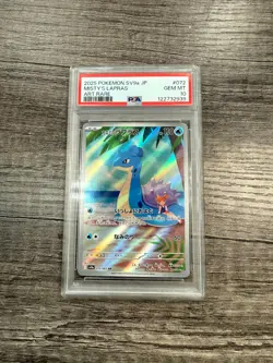 Pokemon Card PSA 10 Misty’s Lapras AR 072/063 Heat Wave Arena sv9a Japanese - Image 1