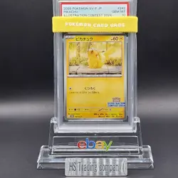 PSA 10 Pikachu 242/SV-P Pokemon Illustration Contest 2024 Promo Card Japanese - Image 1