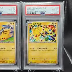 PSA 10 Pikachu 291 197 120 /SV-P Promotional Cards Japanese Sequential set of 3 - Image 4