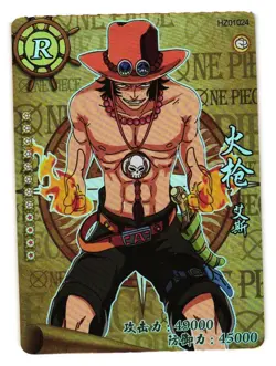 Portgas D. Ace R One Piece Anime TCG CCG Anime Card - Image 1