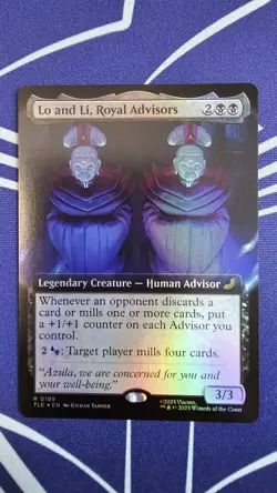 MTG Lo and Li, Royal Advisors #0189 Foil Extended Art Rare Avatar - Image 1