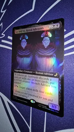 MTG Lo and Li, Royal Advisors #0189 Foil Extended Art Rare Avatar - Image 3