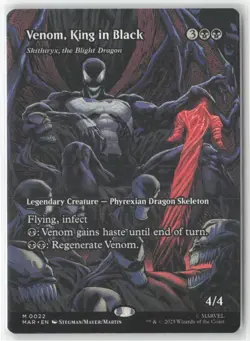Venom, King in Black (Borderless) M Marvel Universe Eternal 22 NM Non-Foil - Image 1