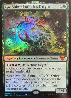 Neon Dynasty Commander Go-Shintai of Life's Origin Foil - Image 1