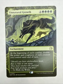 Unnatural Growth Wilds of Eldraine: Enchanting Tales Regular - Image 1