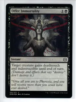 OFFER IMMORTALITY All Will Be One FOIL #102 ONE(NM+)(MTG) - Image 1