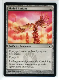 BLADED PINIONS Scars of Mirrodin #140 SOM(LP)(MTG) - Image 1