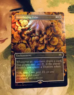 Smothering Tithe NM Borderless Foil Double Masters 2022 Magic MTG Unplayed - Image 1