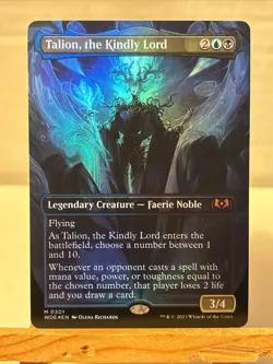 Talion, the Kindly Lord (Borderless) Wilds of Eldraine Foil - Image 1