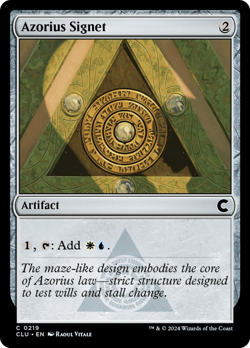 Azorius Signet [Ravnica: Clue Edition] Magic MTG - Image 1