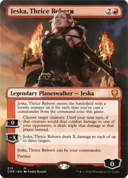 MTG - Jeska, Thrice Reborn (Borderless) [Commander Legends] - Image 1