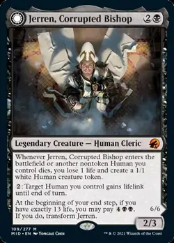 ​Jerren, Corrupted Bishop // Ormendahl, the Corrupted Near Mint Innistrad: Midni - Image 1