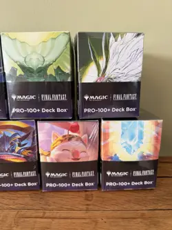 Ultra-Pro Magic: The Gathering Final Fantasy 100+ Deck Box Lot - Image 2