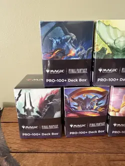 Ultra-Pro Magic: The Gathering Final Fantasy 100+ Deck Box Lot - Image 3
