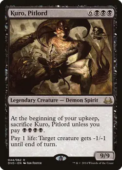 Kuro, Pitlord (Divine vs. Demonic) [Duel Decks Anthology] Magic MTG - Image 1