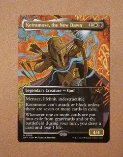 MTG Ketramose, The New Dawn (Borderless) x1 NM from Aetherdrift - Image 1