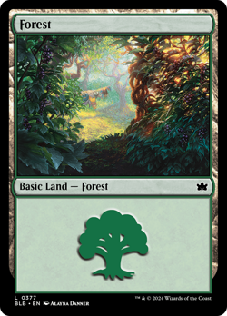 Forest (0377) [Bloomburrow] Magic MTG - Image 1