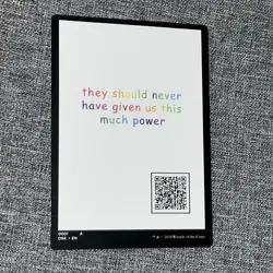 Magic MTG Kaito, Bane of Nightmares Emblem Token DSK 0017 - NM Non-Foil - Image 2