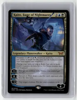 2024 MTG - Duskmourn: House of Horror - Kaito, Bane of Nightmares Mythic Regular - Image 1