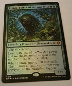 Lumra, Bellow of the Woods FOIL Bloomburrow MTG Magic the Gathering - Image 1