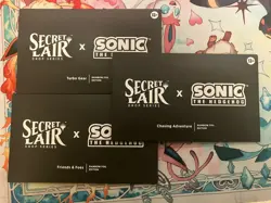 MTG Secret Lair Sonic RAINBOW Foil Bundle + SHIPS FAST IN HAND - Image 1
