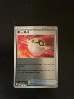 Ultra Ball Reverse Holo Mega Evolution English Pokemon Card 131/132 NM - Image 1