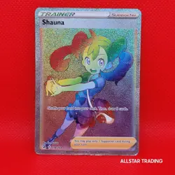 Shauna 278/264 (Secret) Pokemon Sword Shield Fusion Strike Holo Pokemon TCG - Image 1