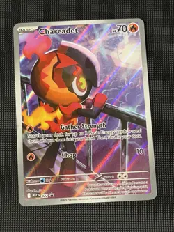 Charcadet 022 Promo - Phantasmal Flames ETB - Pack Fresh NM - Pokemon TCG - Image 1