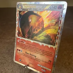 2010 Pokemon Typhlosion Prime #HGSS09 BlackStar Promo Holo HP/DAMAGED (See Desc) - Image 2