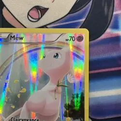 Mew XY110 XY Black Star Promo Holo Foil Pokemon TCG Card NM-LP Condition - Image 3
