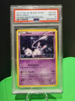 Pokemon TCG Mew XY192 XY Promo Holo PSA 8 - Image 1