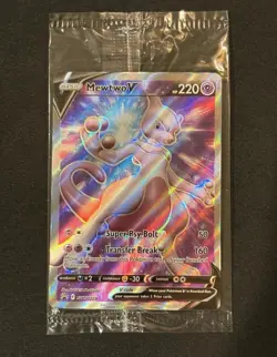 Mewtwo V SWSH229 Pokemon Black Star Promo Sword & Shield SEALED - Image 1