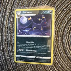 Umbreon Holo Rare Black Star Promo #SWSH129 Pokemon Sword & Shield - Image 1