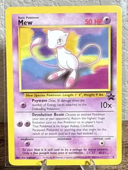 Pokemon TCG: Black Star Promo Mew #8 (Non Holo) 2000 WotC (Authentic) - Image 1