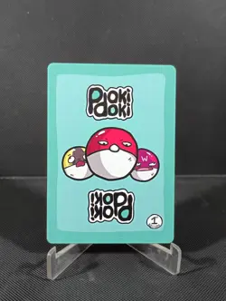 Eonfla (Flareon) 136/151 - Energy Holo Pokidoki First Edition Fan Art Pokemon - Image 3