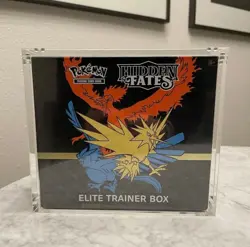 Pokemon Elite Trainer Box ETB Acrylic case UV Magnetic Protection US Seller! - Image 1