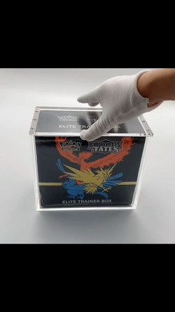 Pokemon Elite Trainer Box ETB Acrylic case UV Magnetic Protection US Seller! - Image 2