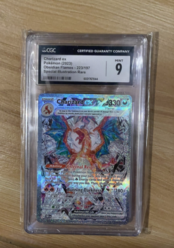CGC 9 Charizard ex Special Illustration Rare Obsidian Flames 2023 Pokemon #223 - Image 1