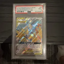 2019 POKEMON SUN & MOON MLTRS/ZPDS/ARTCN.GX HIDDEN FATES - FULL ART PSA 9 - Image 1