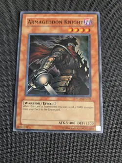 Armageddon Knight PTDN-EN021 Super Rare Unlimited Edition NM Yugioh - Image 1