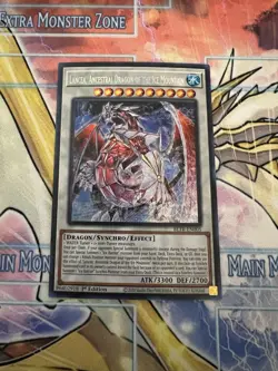 Yu-Gi-Oh! Lancea, Ancestral Dragon of the Ice Mountain BLTR-EN005 1st Secret NM - Image 1