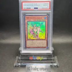 PSA 10 Dark Magician Girl the Magician's Apprentice Ultimate Rare JP004 Yu-gi-oh - Image 1