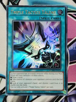 BLMM-EN170 Triple Tactics Talent Ultra Rare 1st Ed YuGiOh - Image 1