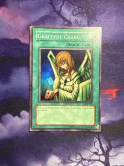 Yugioh Graceful Charity Unlimited SDP-040 LP - Image 4