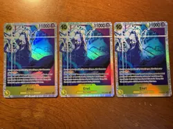 3x Enel EB02-052 Extra Booster: Anime 25th Collection Foil Lot One Piece NM-M - Image 1