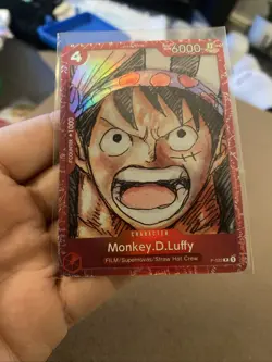 One Piece TCG - P-022 P Monkey.D.Luffy - ENG - Foil - Film Red - - Image 2